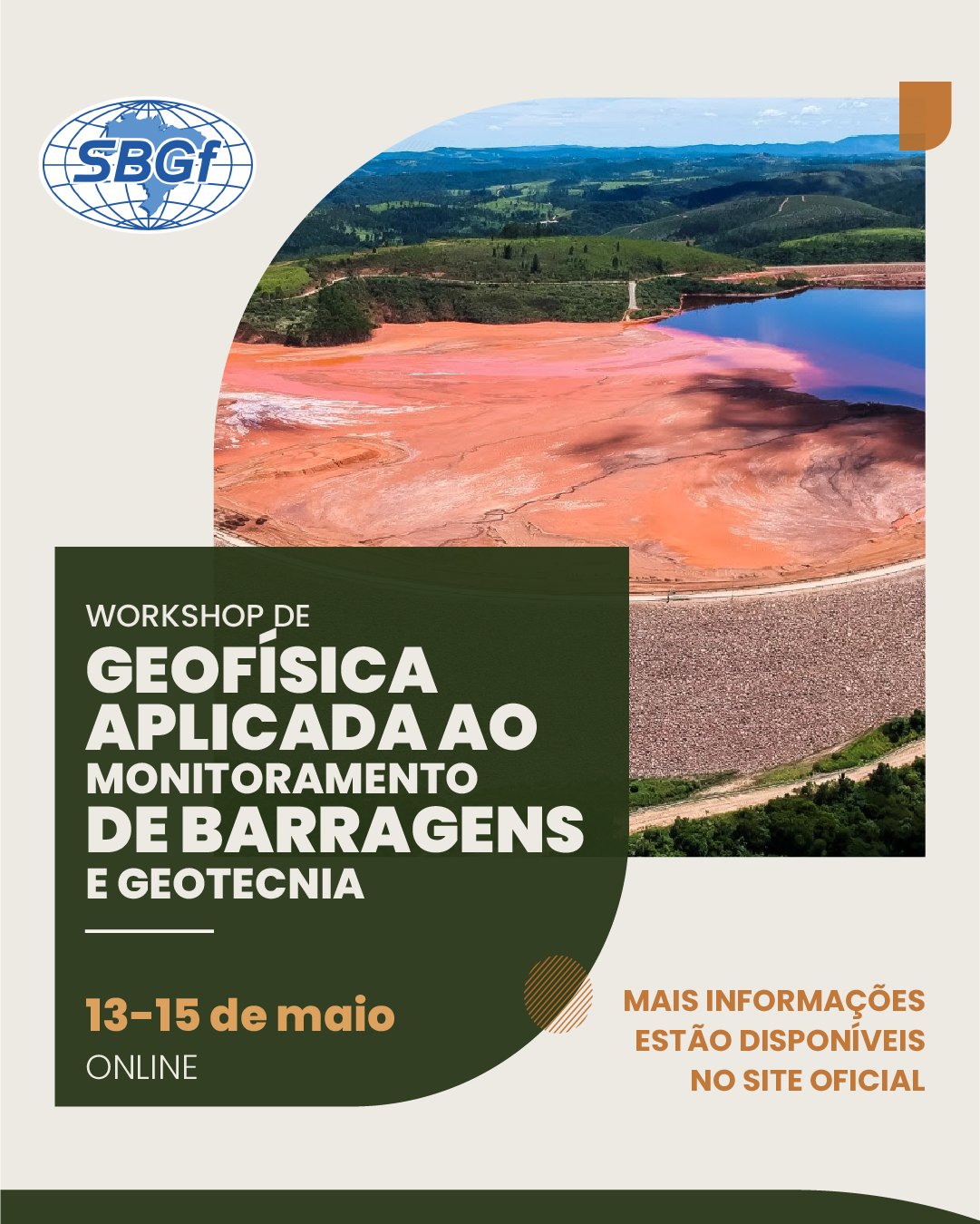 Workshop de Geofísica Aplicada ao Monitoramento de Barragens e Geotecnia